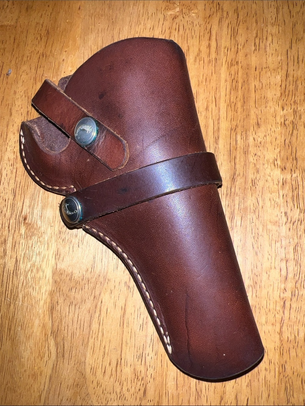 Hunter 1100 Series Snap Off Leather Belt Holster for 4” DA Revolvers 1100-11